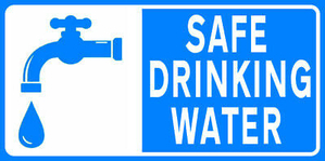 Safe Drinking Water Sign